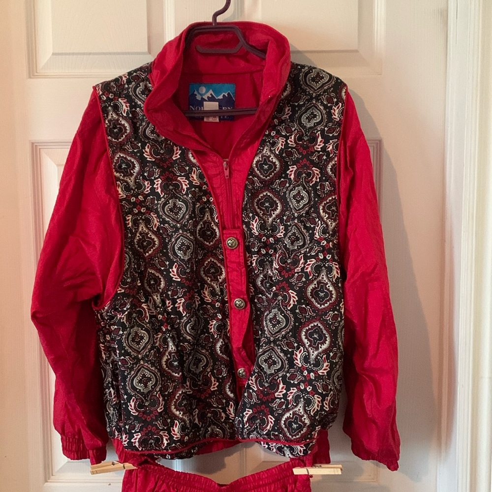 Vintage 2pc track suit Lg